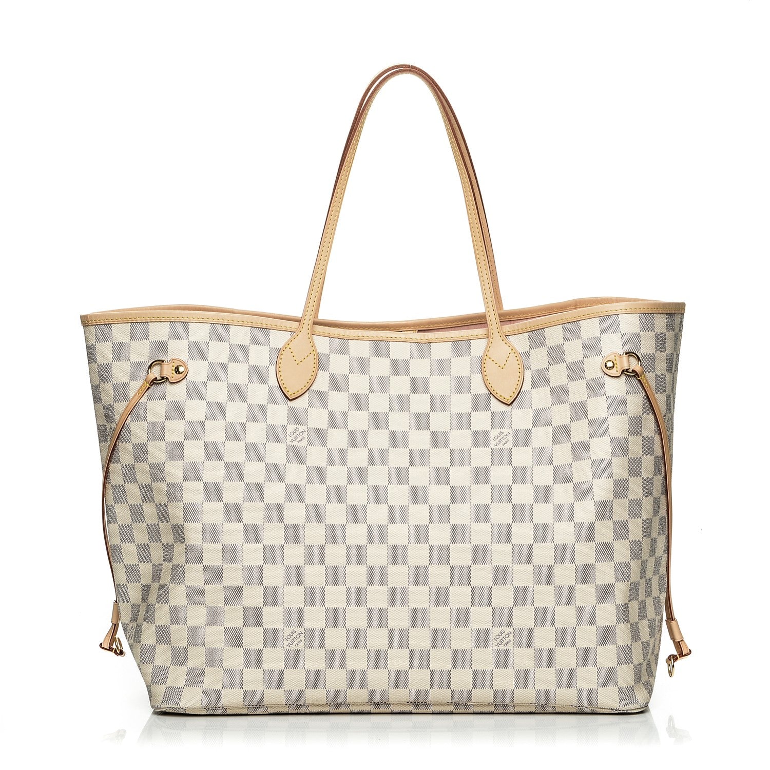 Louis Vuitton Damier Azur Neo Neverfull GM Rose Ballerine 1 of 8