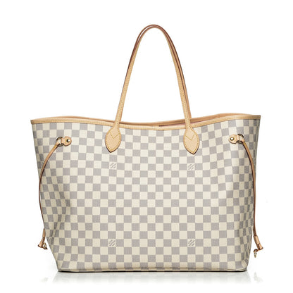 Louis Vuitton Damier Azur Neo Neverfull GM Rose Ballerine 1 of 8