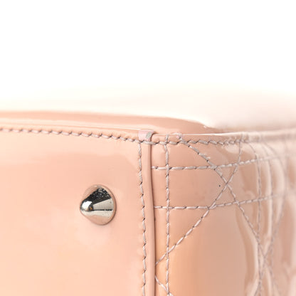 Christian Dior Patent Cannage Medium Lady Dior Pale Pink 11 of 15