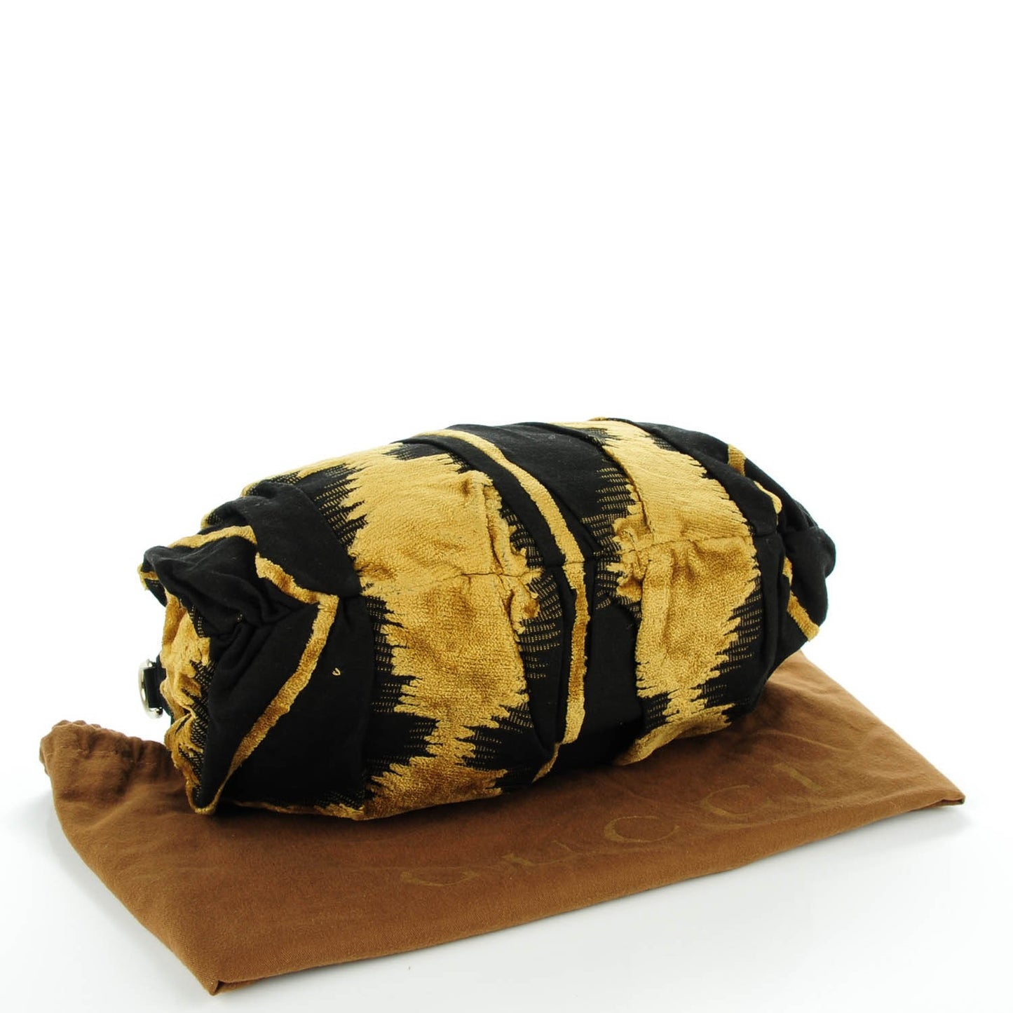 Velvet Tapestry Medium Hysteria Bag Black Gold