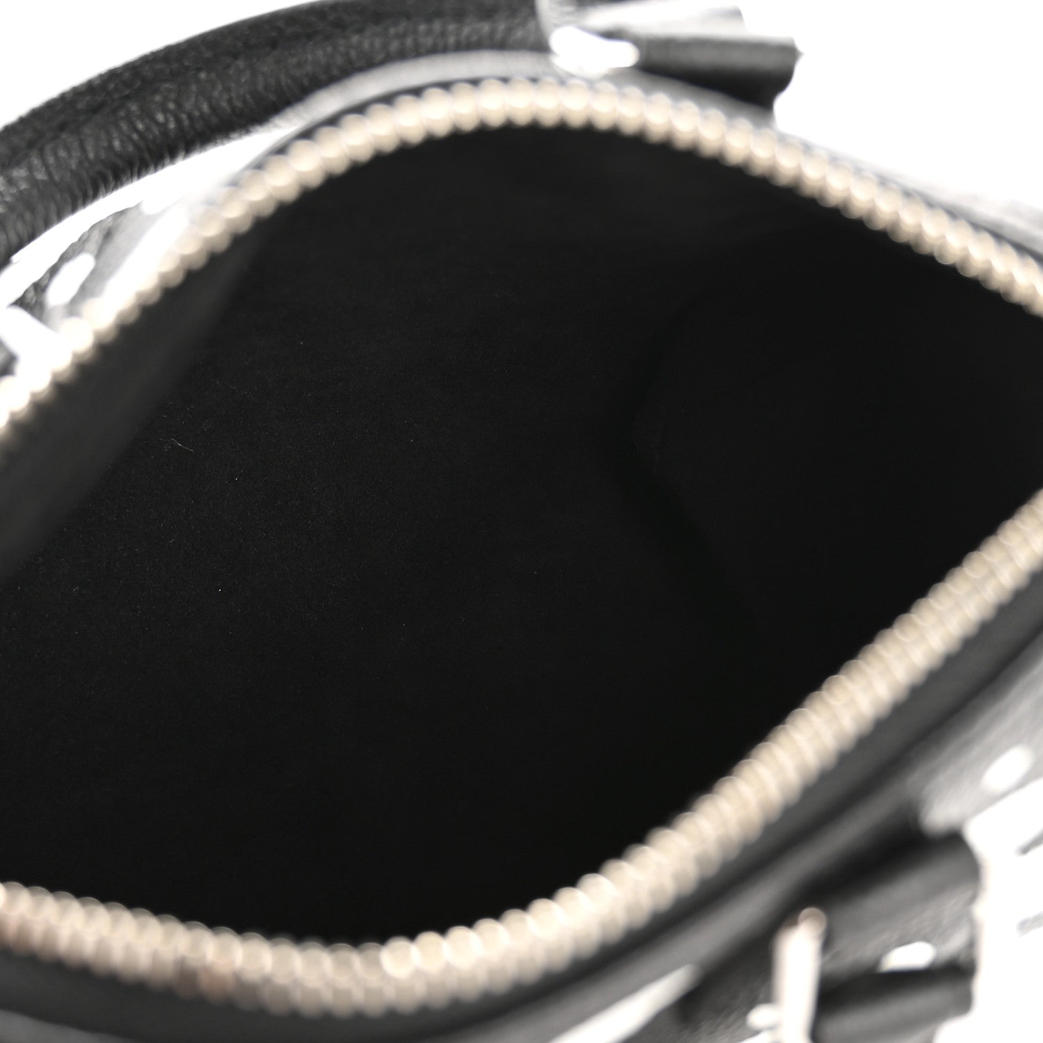 Louis Vuitton LV X YK Empreinte Infinity Dots Nano Speedy Bandouliere Black White 5 of 11