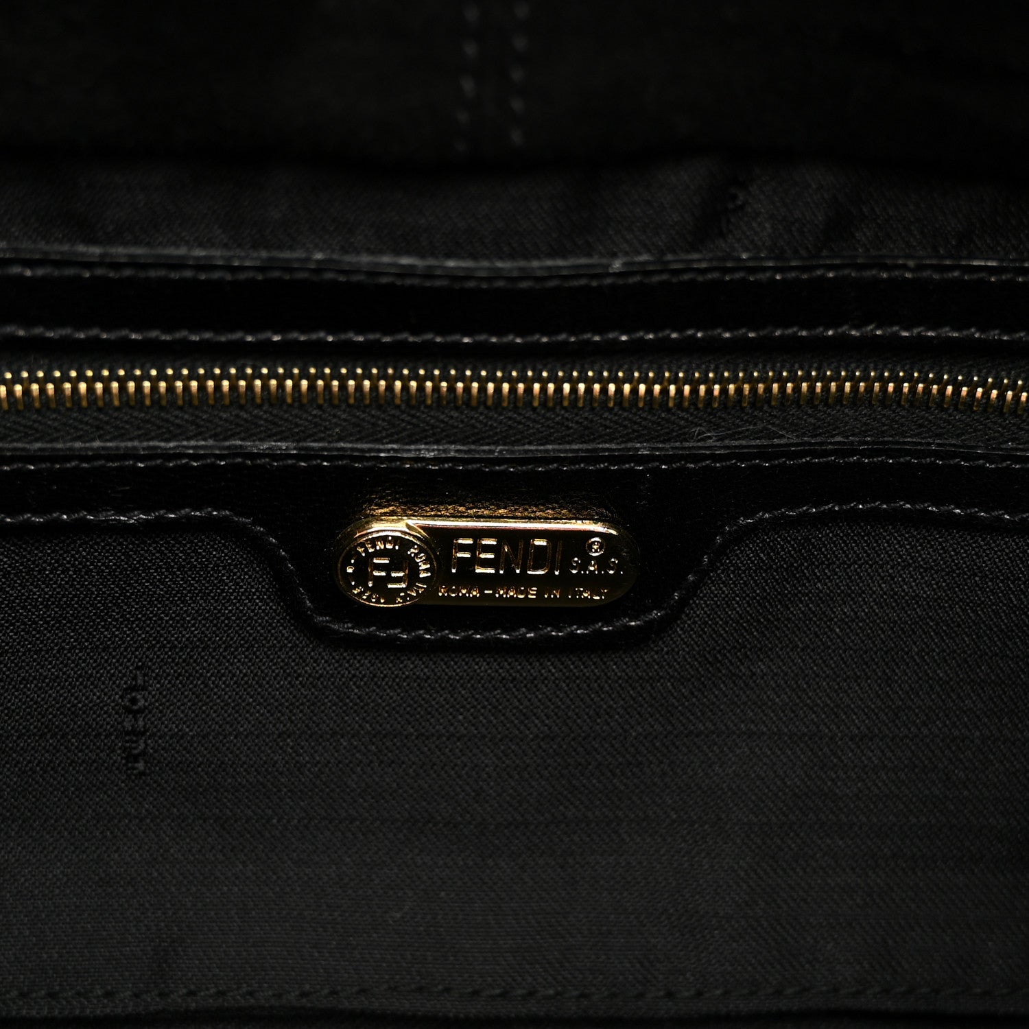 Fendi Suede Baguette Black 6 of 9