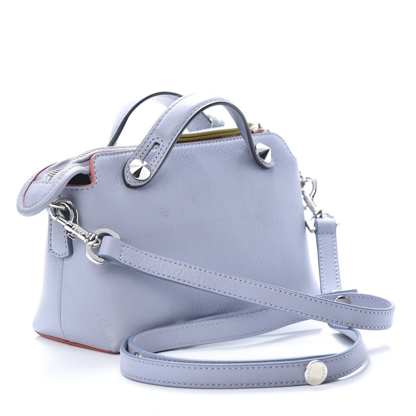 Vitello Dolce Studded Mini By The Way Boston Bag Light Purple Multicolor