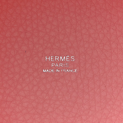 Hermes Taurillon Clemence Picotin Lock 18 PM Rose Sakura 6 of 12