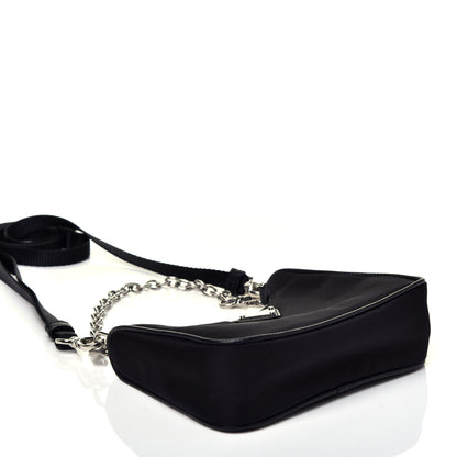 Prada Tessuto Nylon Mini Re-Edition 2000 Shoulder Bag Black 4 of 8