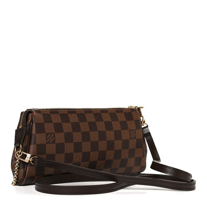 Louis Vuitton Damier Ebene Eva Clutch 3 of 9