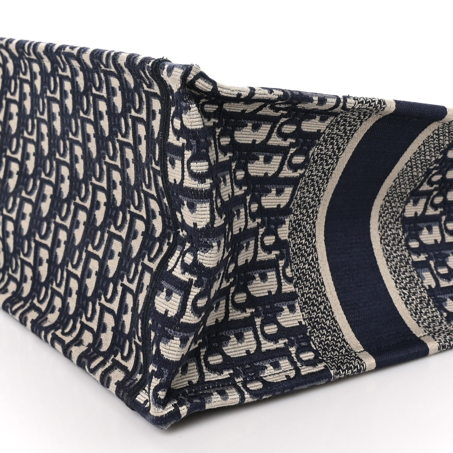Oblique Medium Book Tote Blue Multicolor