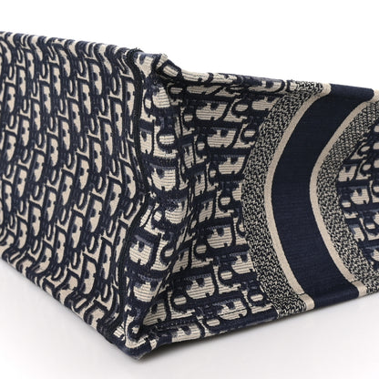 Christian Dior Oblique Medium Book Tote Blue Multicolor 10 of 11