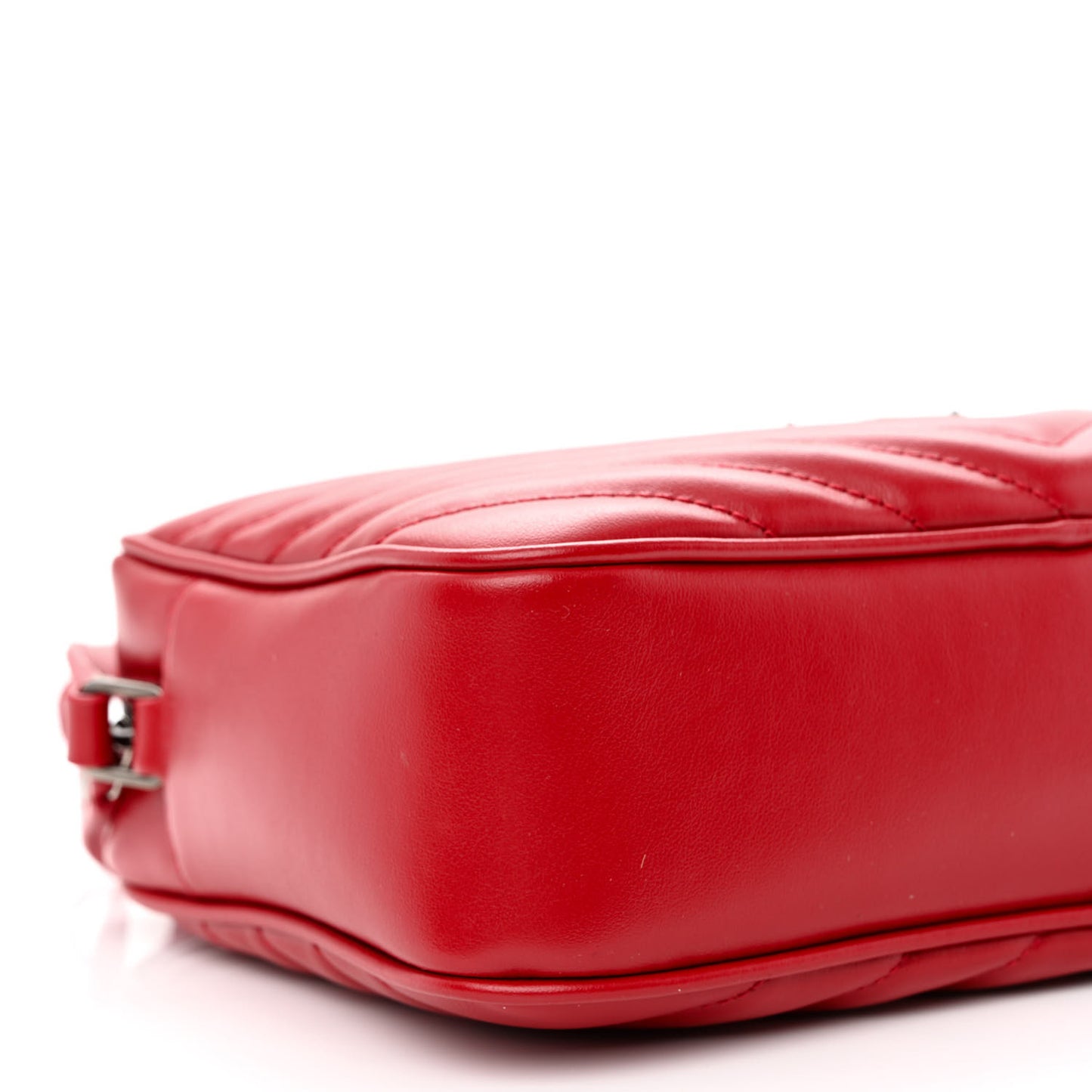 Calfskin Matelasse Monogram Lou Camera Bag Red