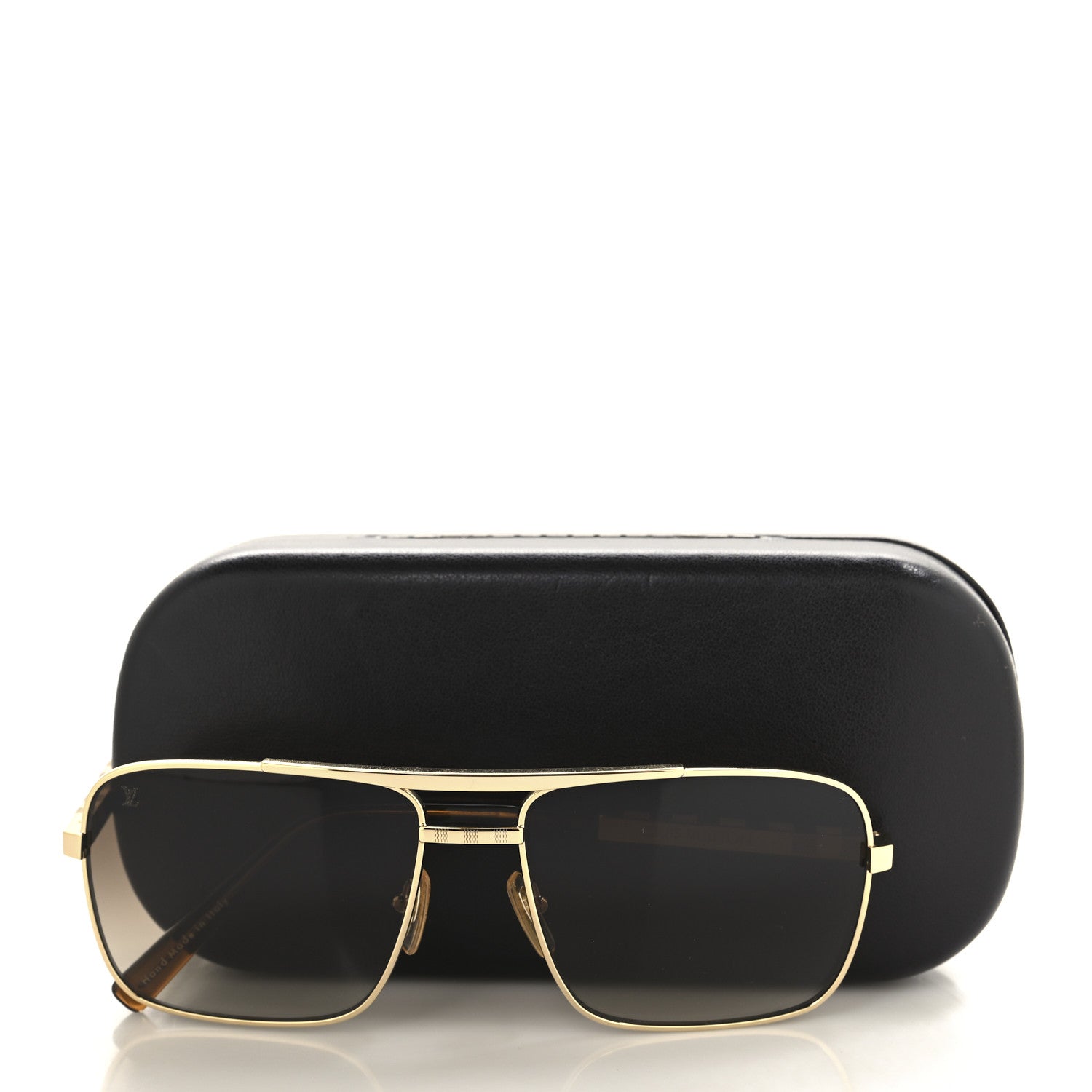 Louis Vuitton Attitude Sunglasses Z0259U Gold 1741145 – FASHIONPHILE