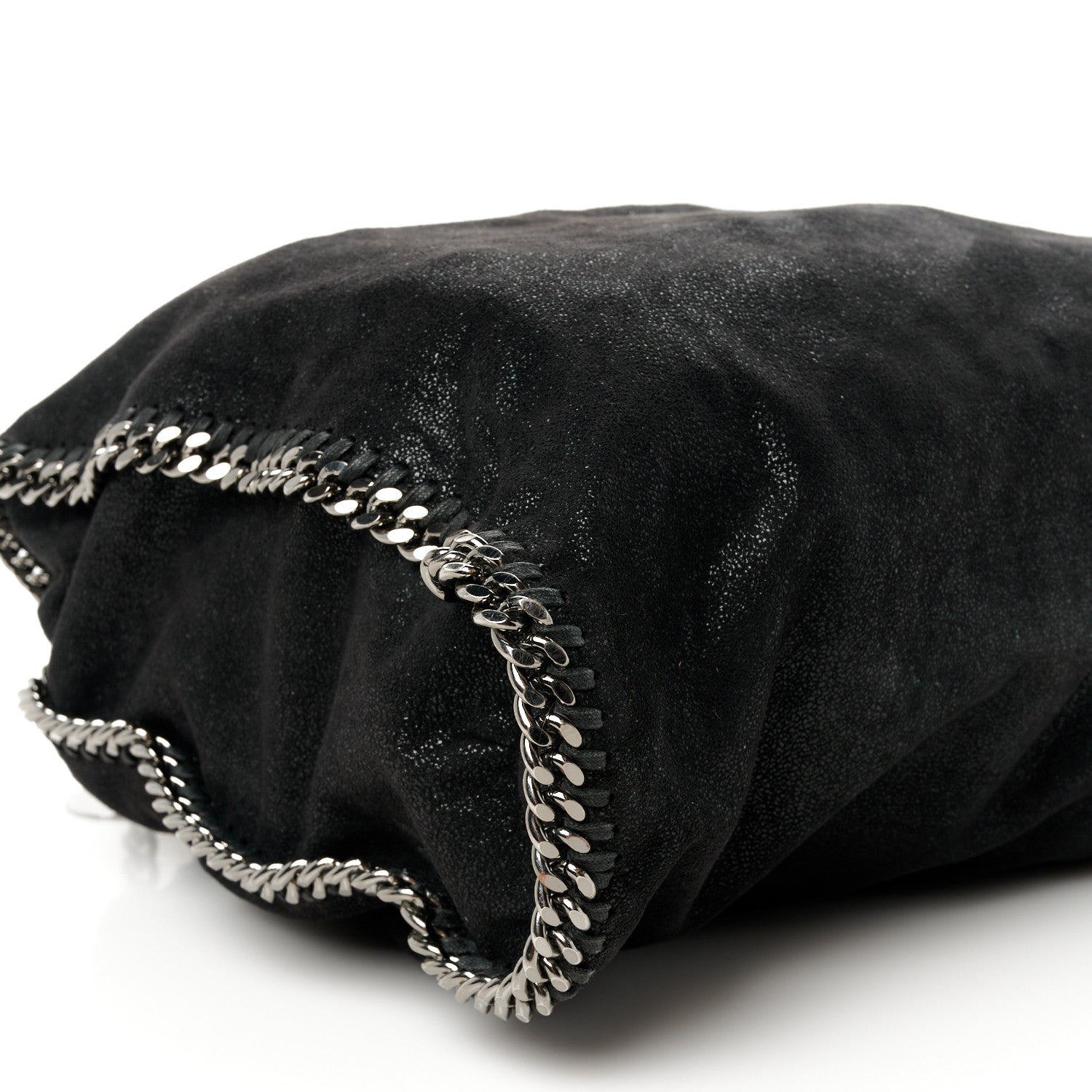 Stella McCartney Shaggy Deer Falabella Fold Over Tote Black 12 of 13
