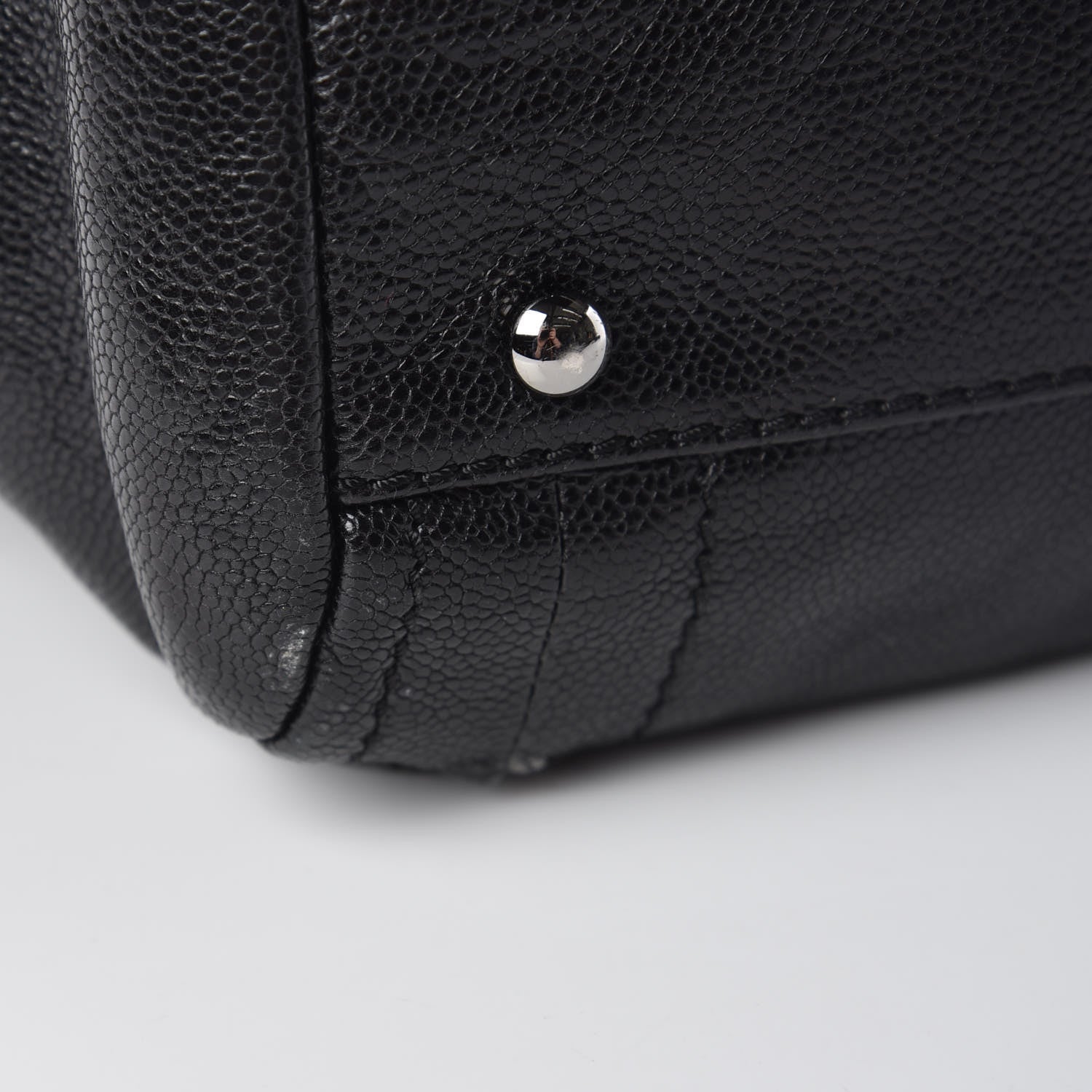 Chanel Glazed Caviar Modern Chain Tote Black 9 of 11