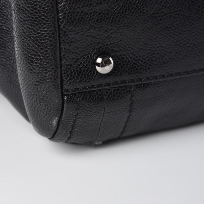 Chanel Glazed Caviar Modern Chain Tote Black 9 of 11