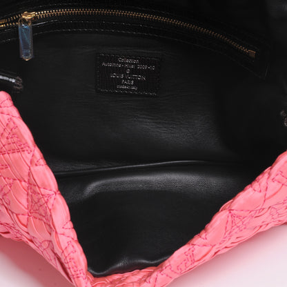 Louis Vuitton Satin Quilted Monogram Coquette Pochette Bunny Pink 6 of 8