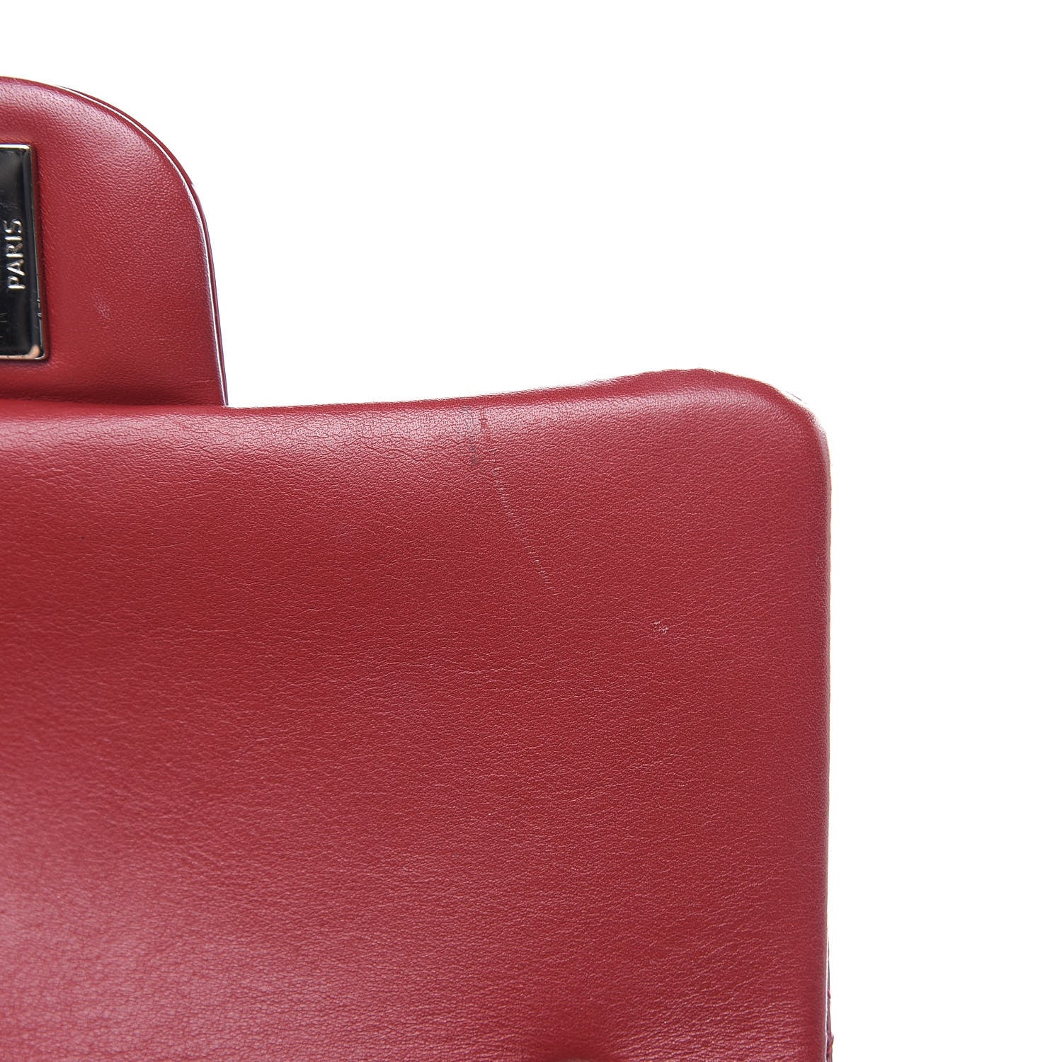 Chanel Patent Calfskin Quilted Mini Rectangular Flap Red 13 of 15