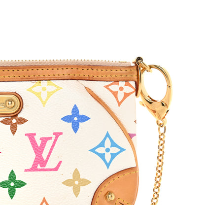 Louis Vuitton Monogram Multicolor Pochette Milla MM White 7 of 10