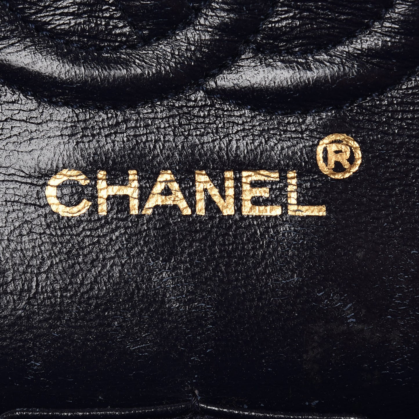 Lambskin Quilted Small Double Flap Navy