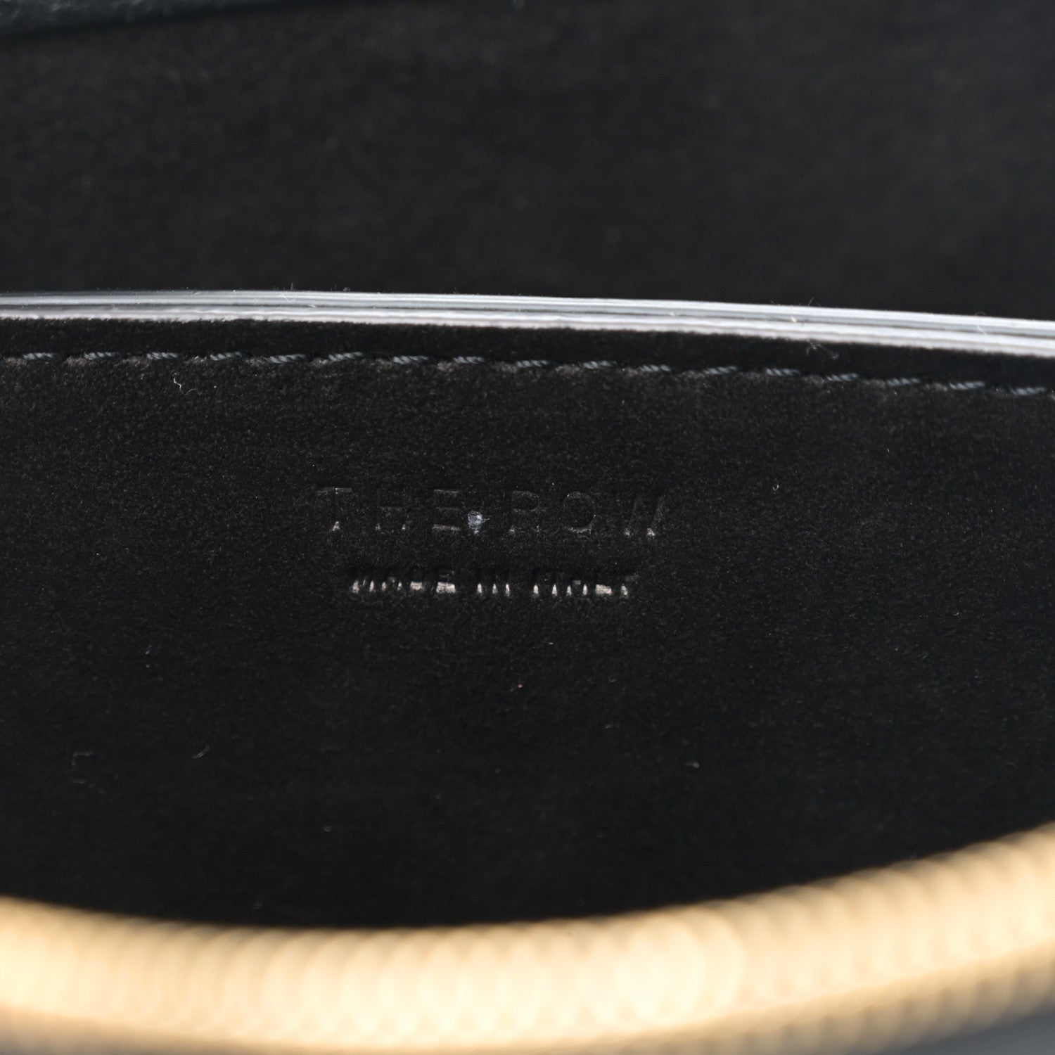 The Row Matte Grained Calfskin Mini Nu Twin Bag Black 6 of 9