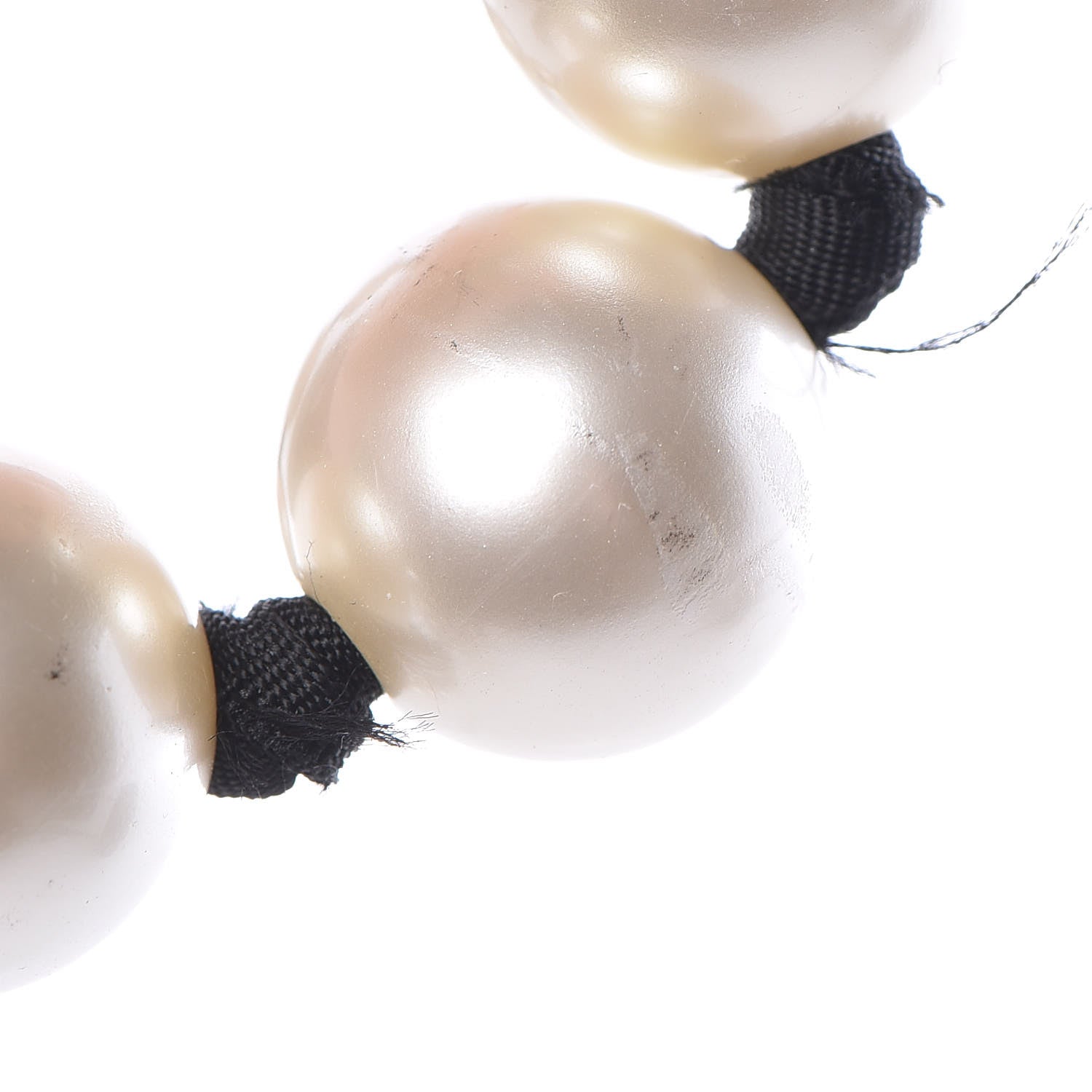 Chanel Pearl Long CC Necklace Gold 7 of 11