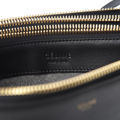 Celine Lambskin Large Trio Crossbody Bag Black 9 of 10