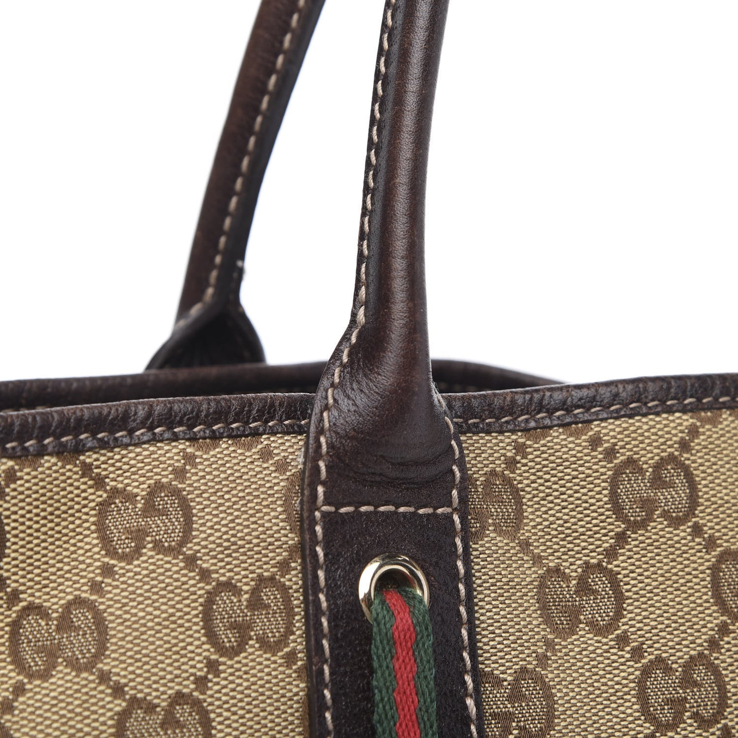 Monogram Medium Princy Tote Dark Brown