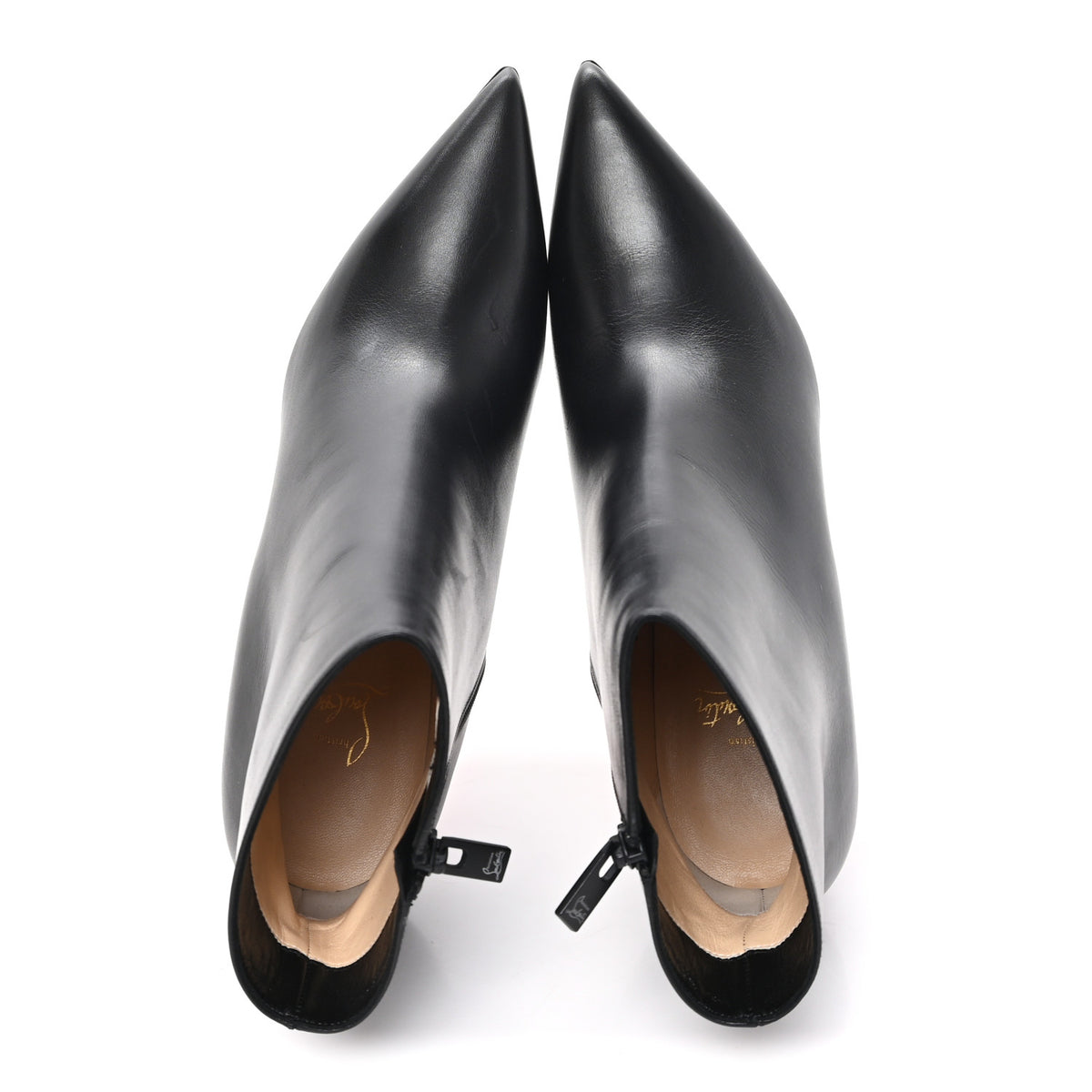 Christian Louboutin Calfskin So Kate Booty 100 Ankle Boots 40 Black 2 of 9