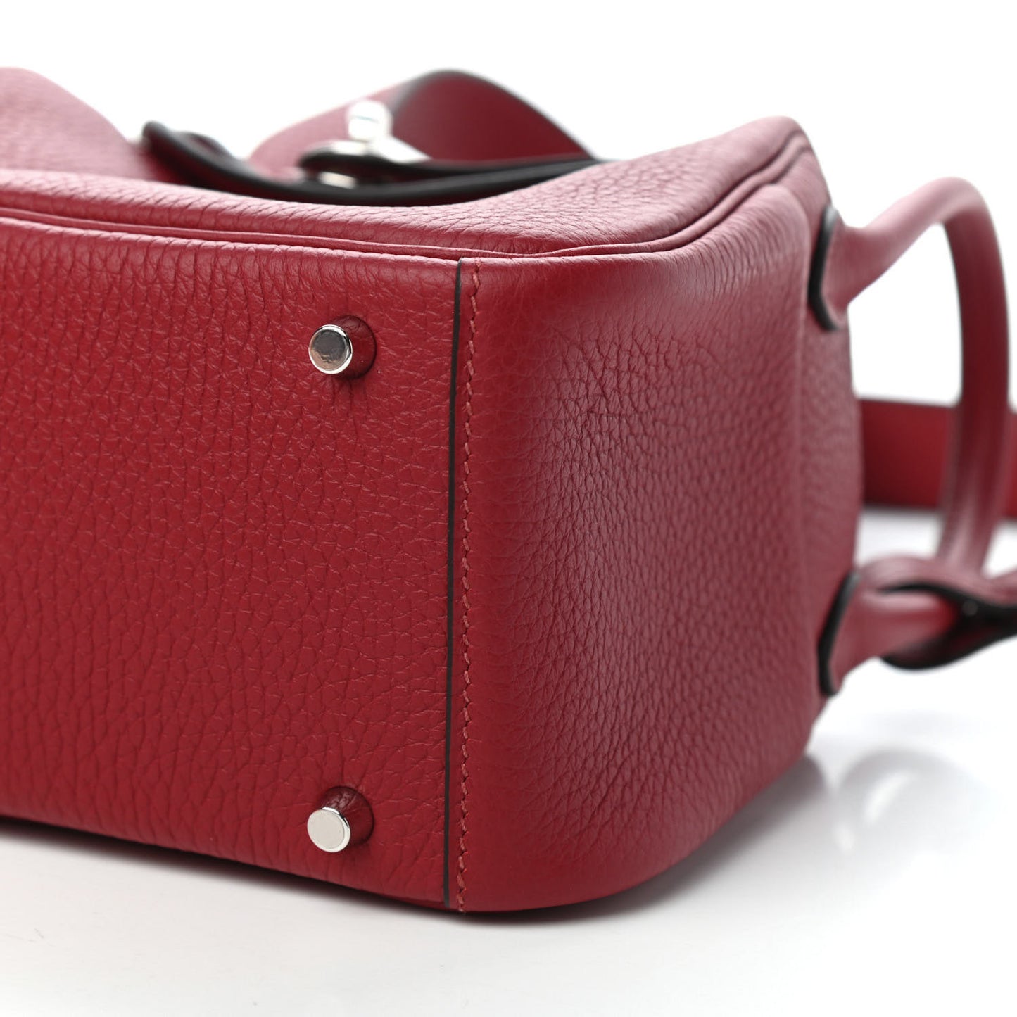 Taurillon Clemence Mini Lindy 20 Rouge Grenat