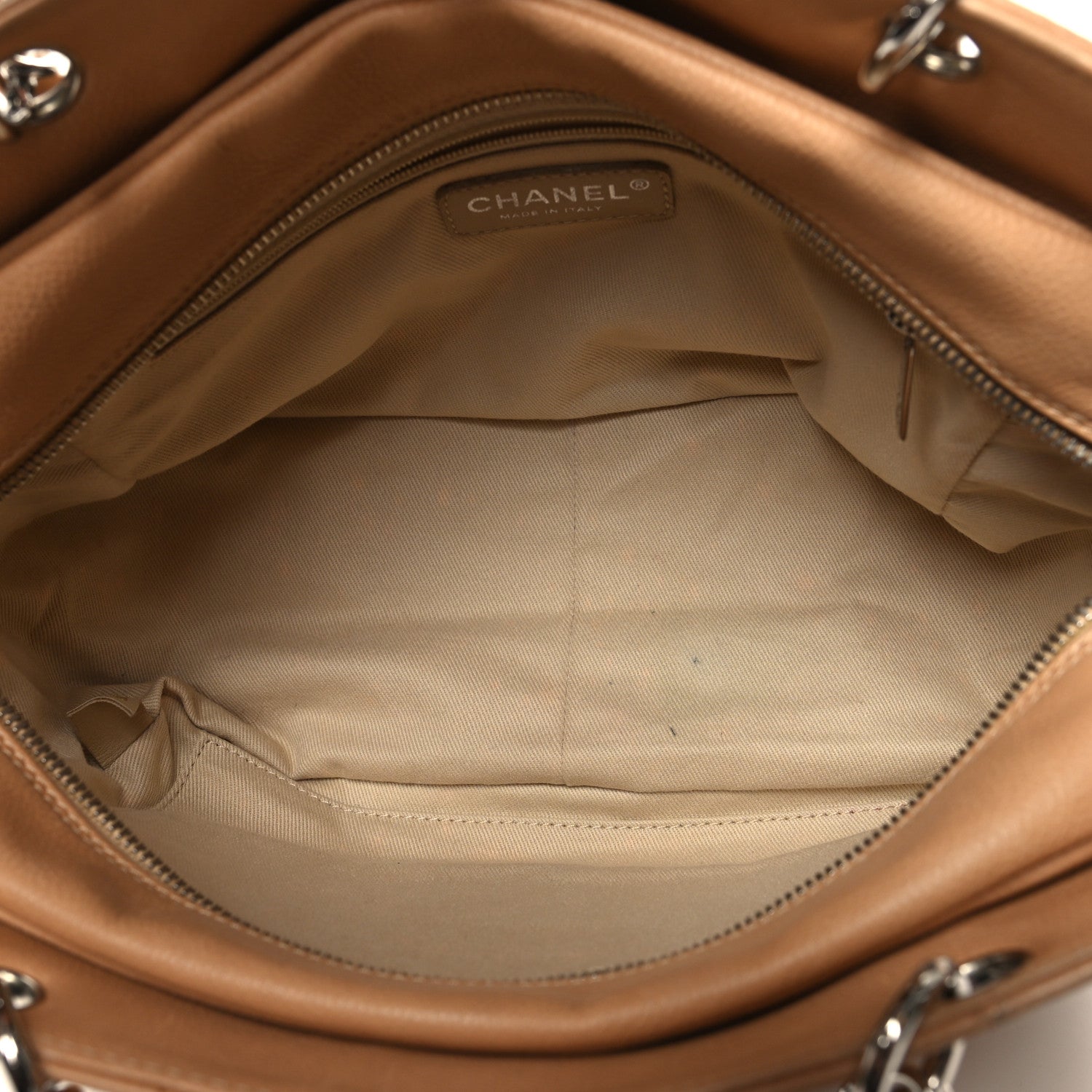 Chanel Caviar Quilted Petit Timeless Tote PTT Beige 5 of 12