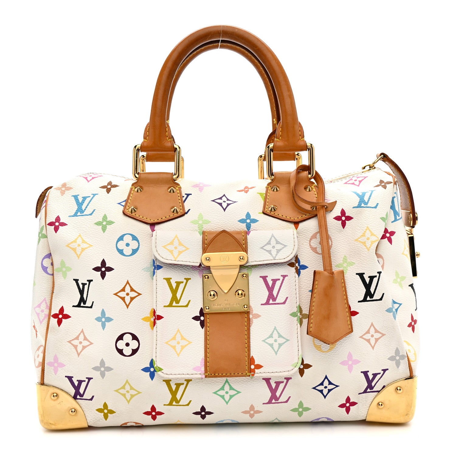 Louis Vuitton Monogram Multicolor Speedy 30 White 1 of 17