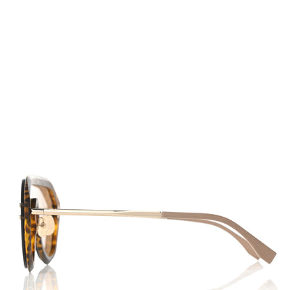 Fendi FF Fabulous Shield Sunglasses FF M0039/G/S Beige 3 of 8