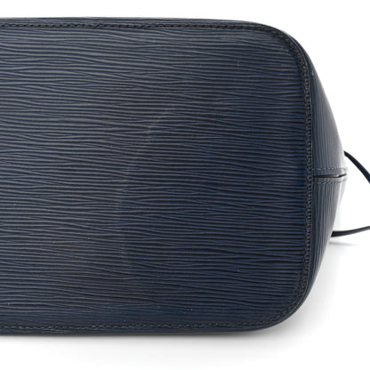 Louis Vuitton Epi Neverfull MM Indigo 11 of 12