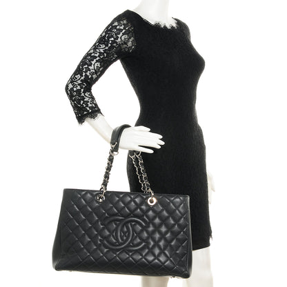 Chanel Caviar XL Grand Shopping Tote GST Black 2 of 7