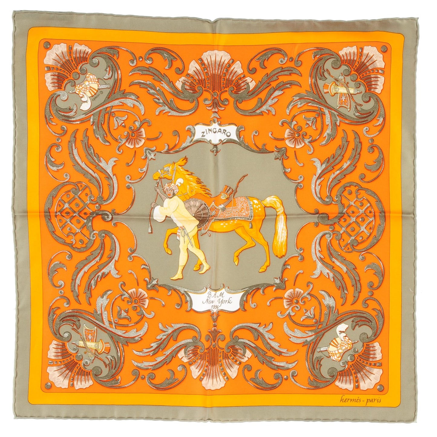 Silk Zingaro Pocket Square Scarf
