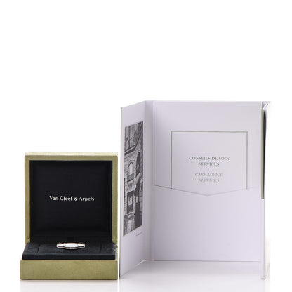 Van Cleef & Arpels 18K White Gold Mother of Pearl Magic Alhambra Pendant Necklace 8 of 8