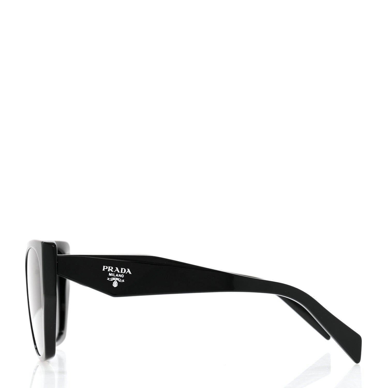 Prada Acetate Symbole Sunglasses SPR 19Z Black 3 of 8