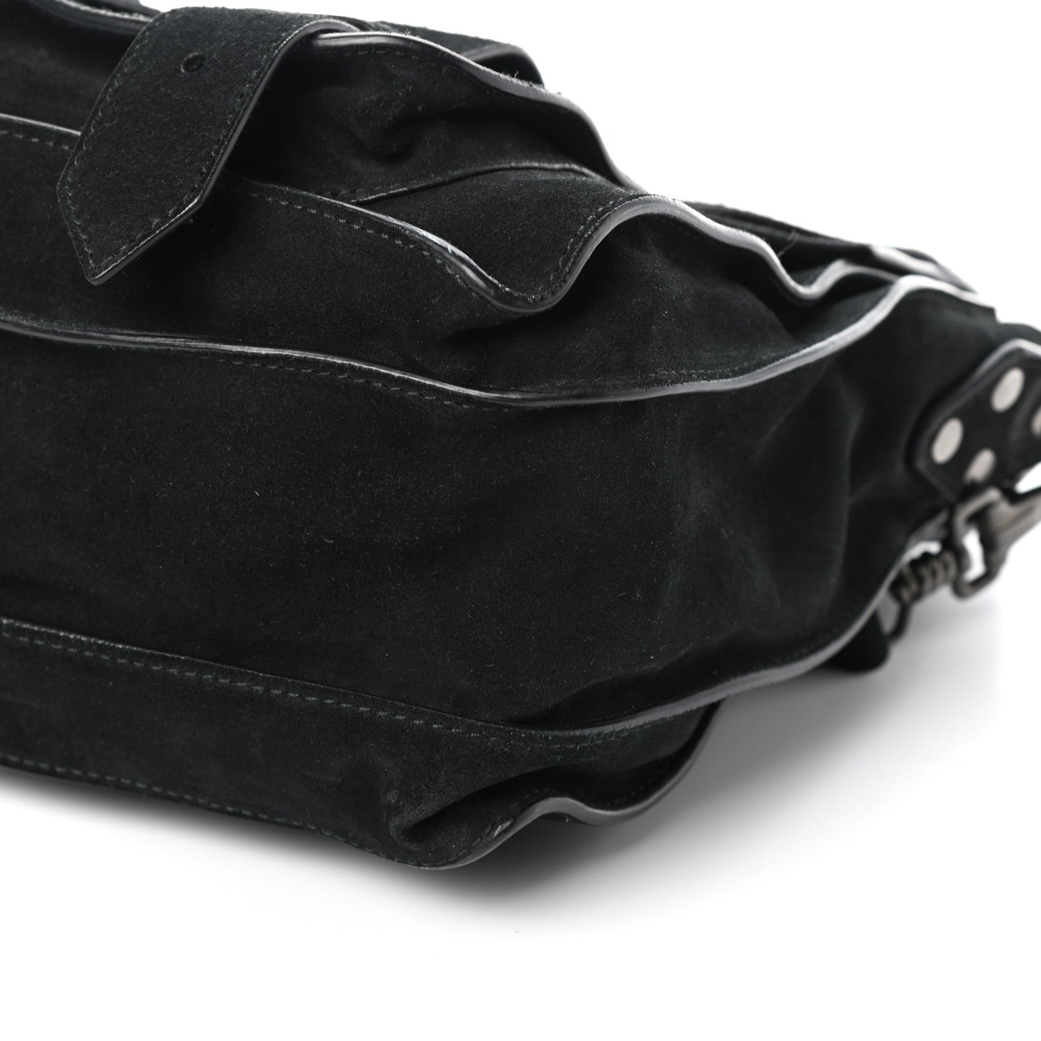 Proenza Schouler Suede Medium PS1 Satchel Black 9 of 9