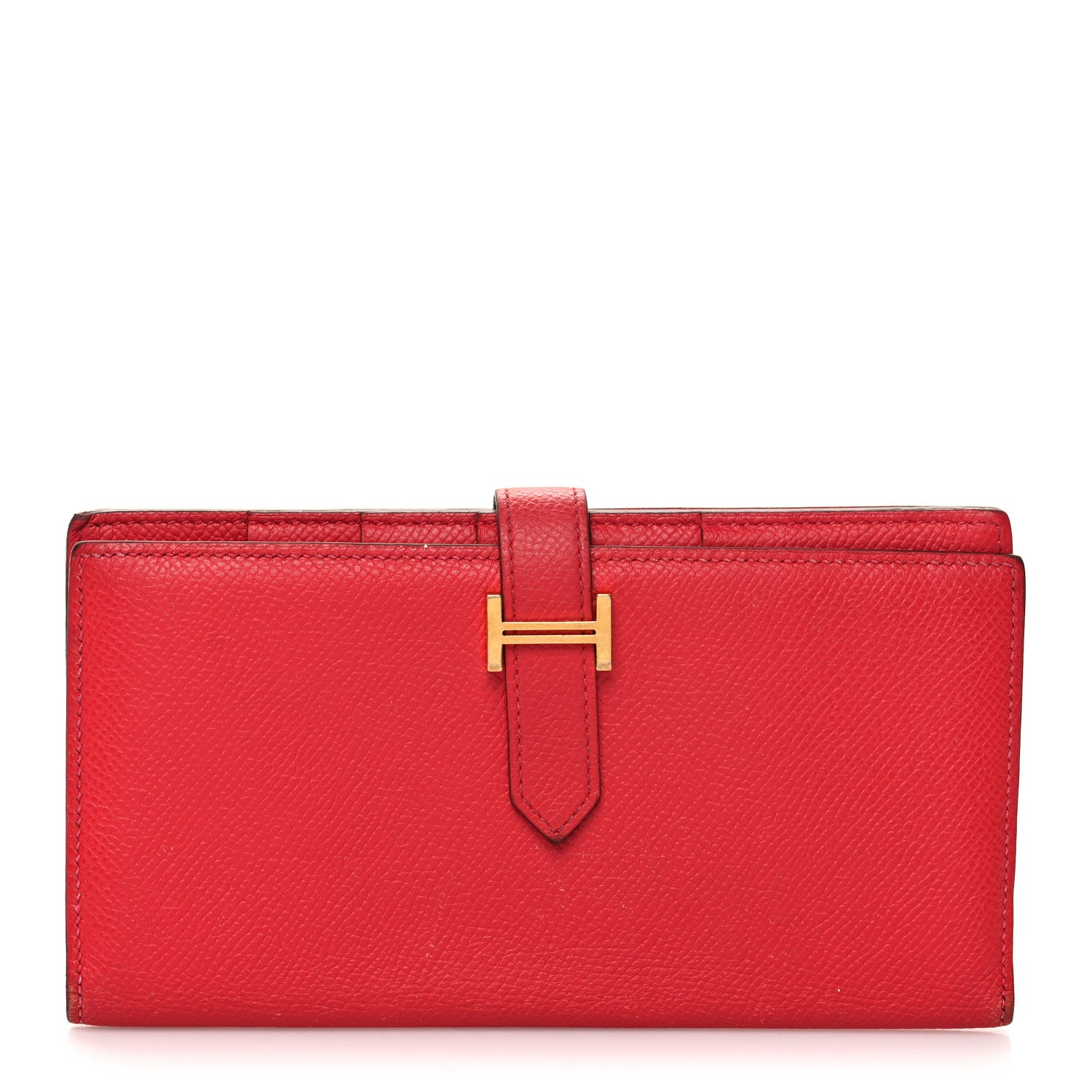 Hermes Epsom Bearn Gusset Wallet Rose Jaipur 1 of 10