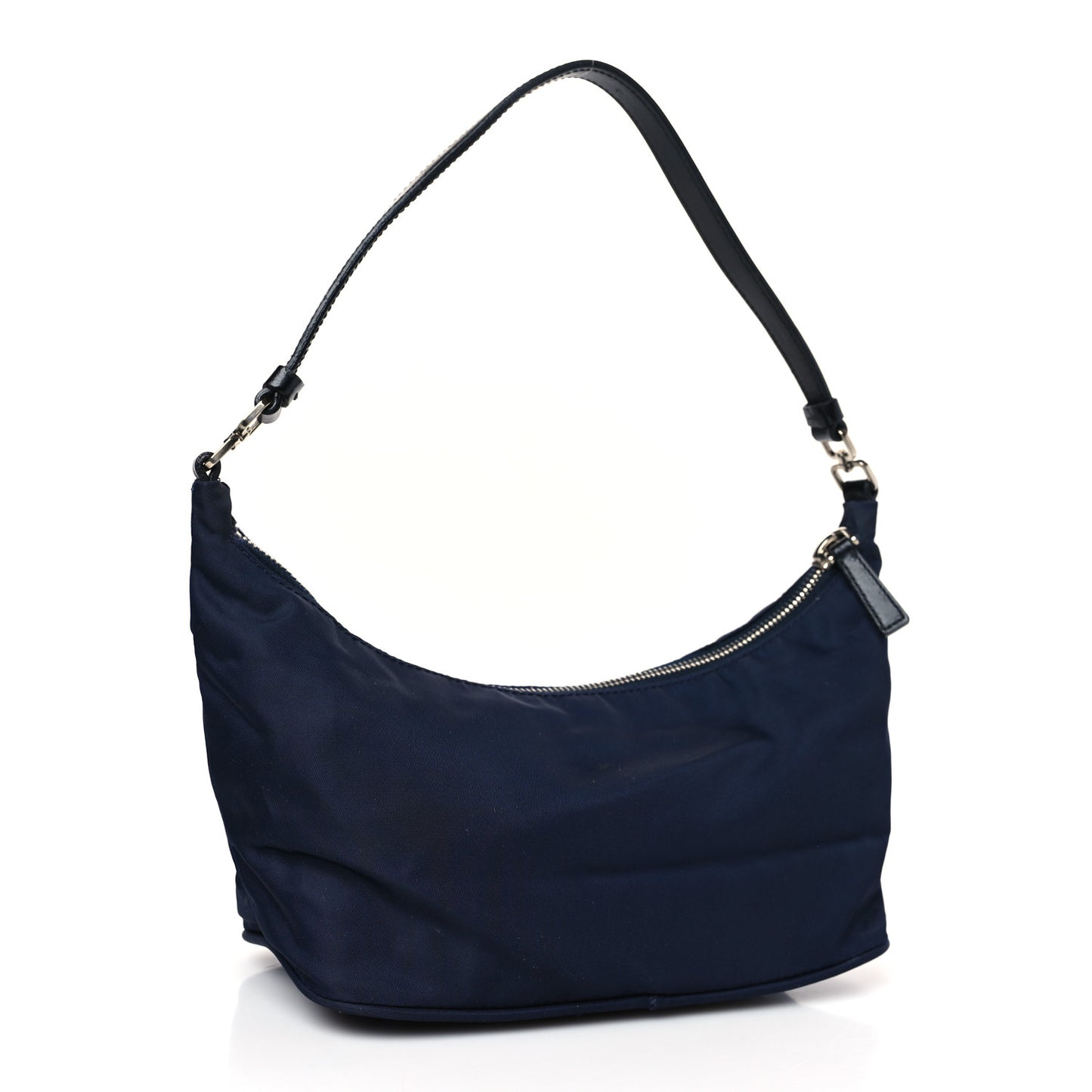 Tessuto Nylon Vitello Hobo Navy