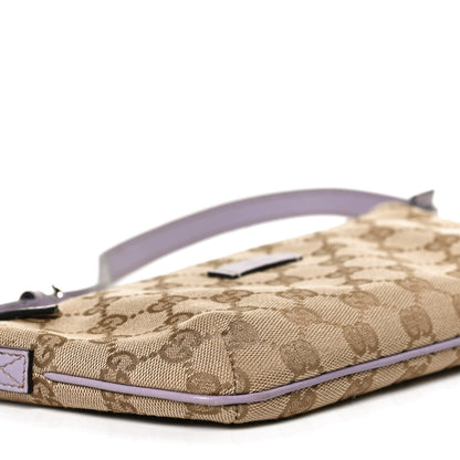 Gucci Monogram Pretty Boat Pochette Lilac 9 of 13