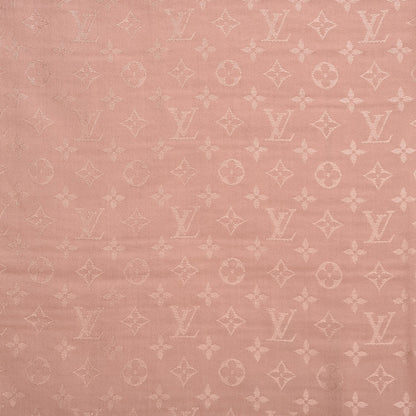 Louis Vuitton Silk Wool Monogram Shawl Natural 3 of 5