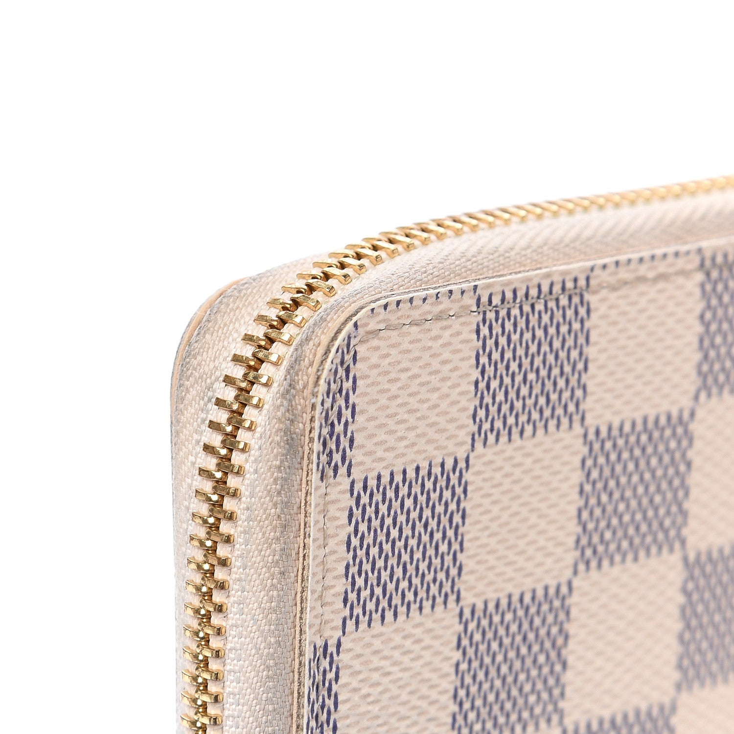 Louis Vuitton Damier Azur Clemence Wallet Rose Ballerine 10 of 12