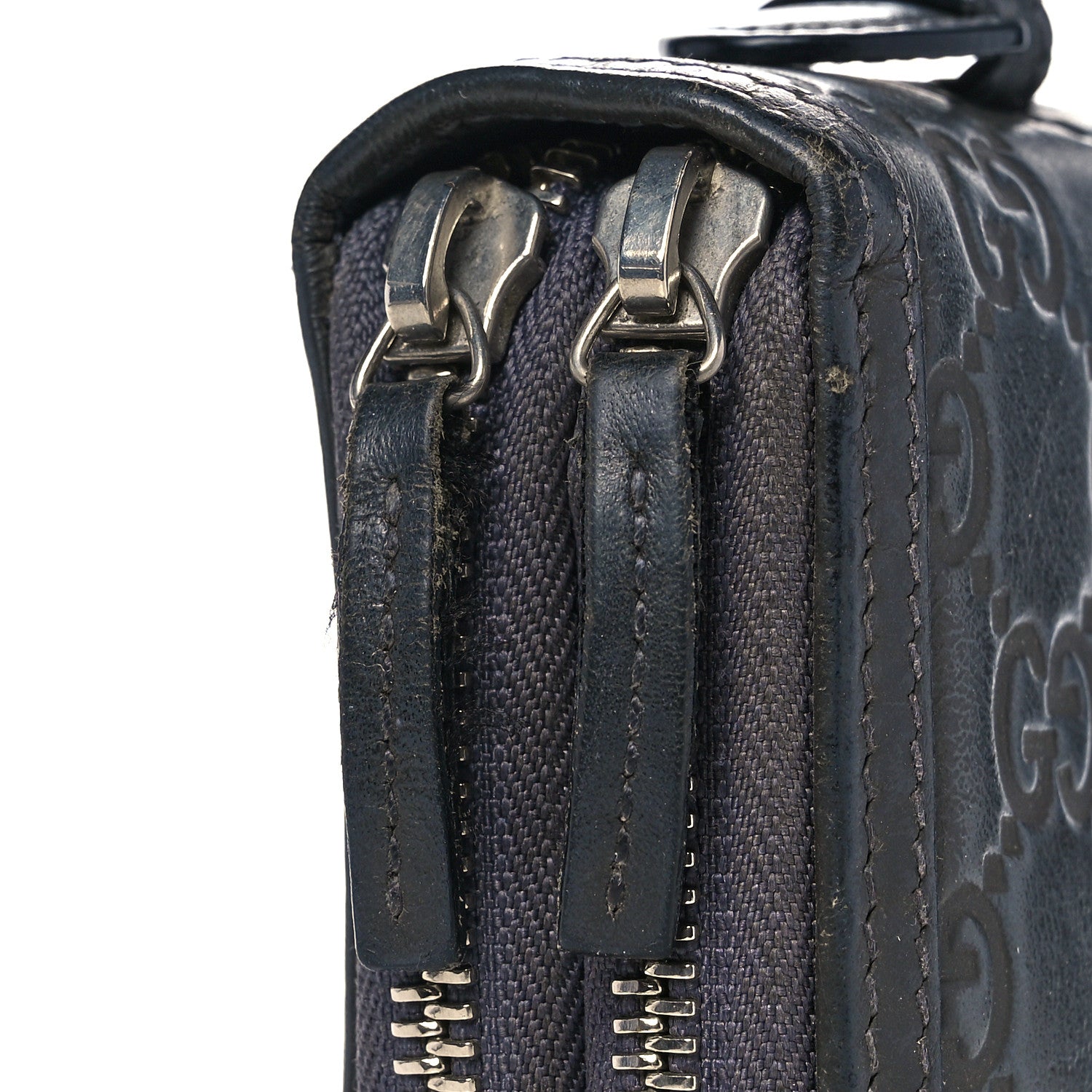 Gucci Guccissima Signature Travel Document Case Grey 19 of 33