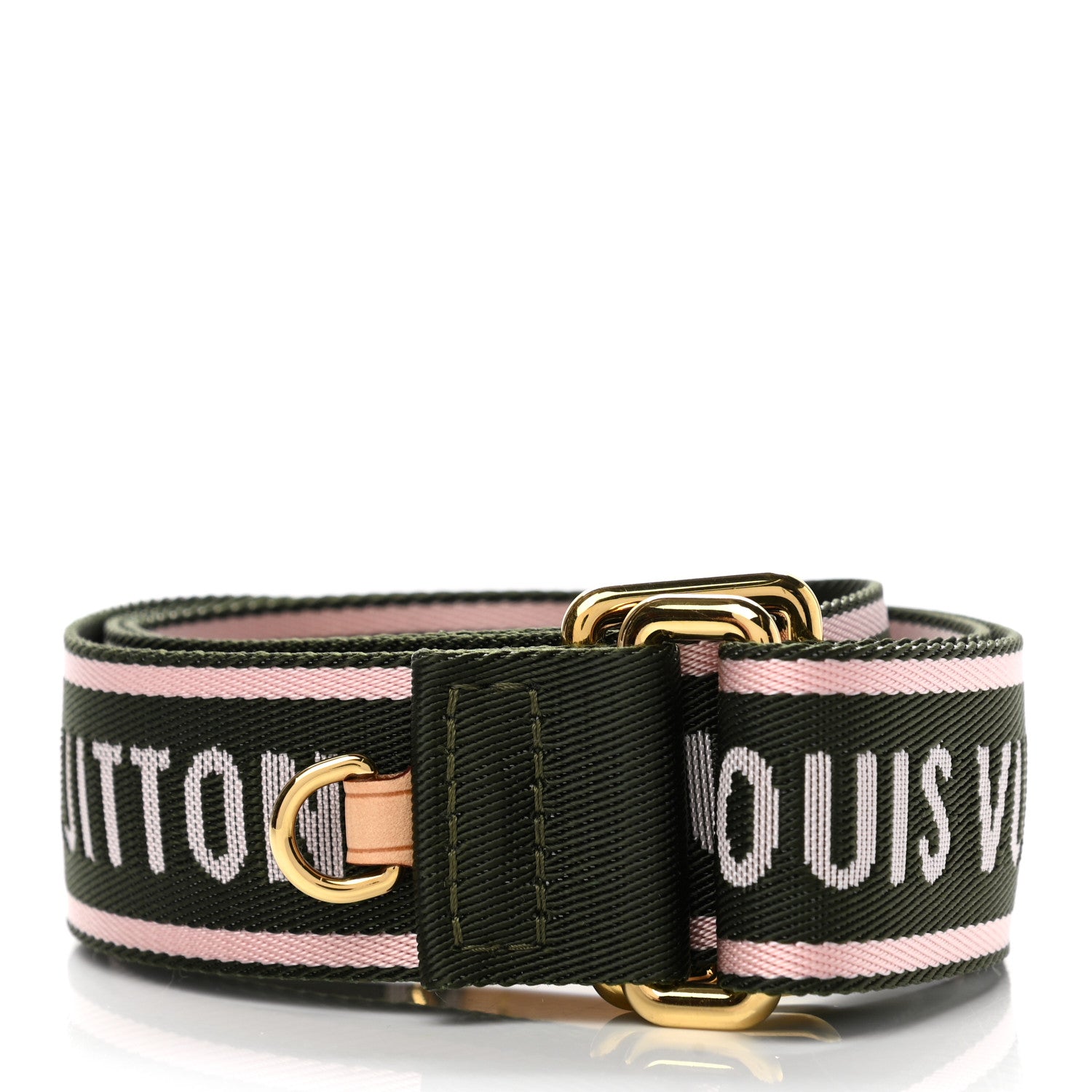 Louis Vuitton Nylon Bandouliere Shoulder Strap Kaki 2 of 4