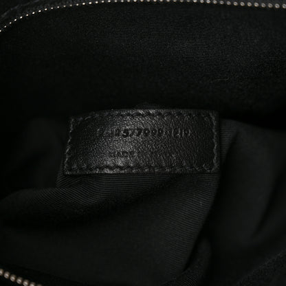 Saint Laurent Crinkled Calfskin Matelasse Monogram Medium Niki Shopper Tote Black 7 of 12