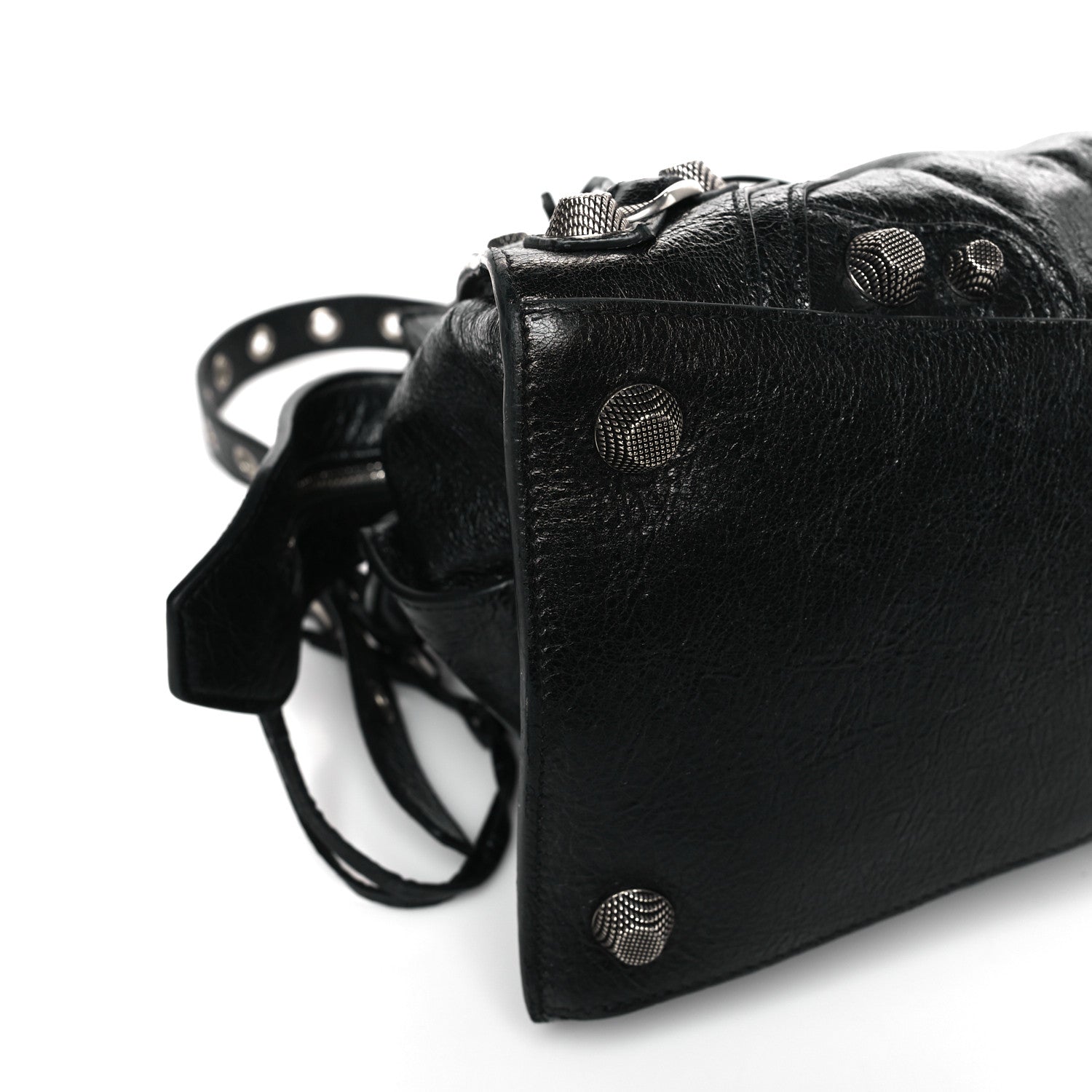 Balenciaga Agneau Arena Neo Cagole City Handbag Black 8 of 9