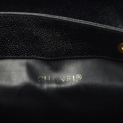 Chanel Caviar CC Backpack Black 6 of 13