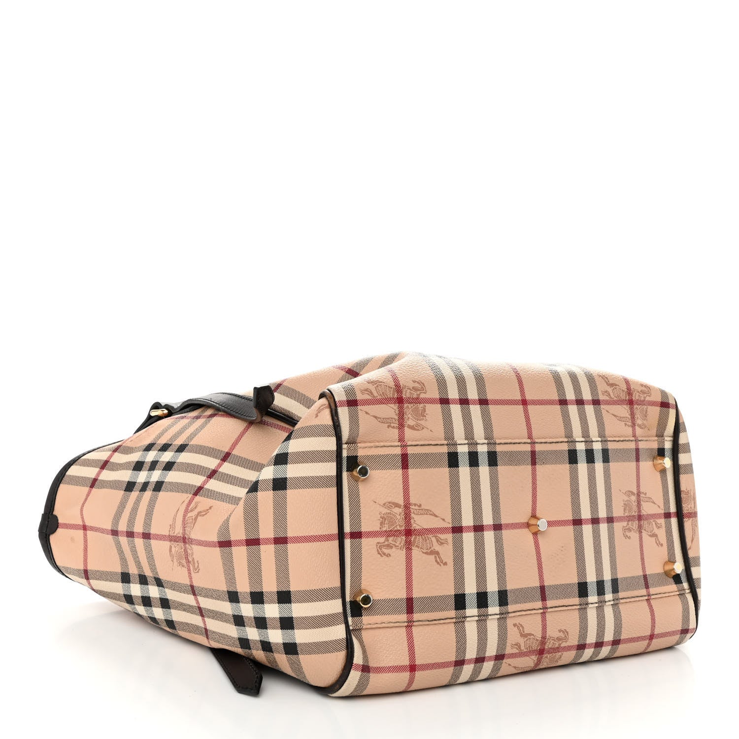 Burberry Haymarket Check Small Canterbury Tote Black 4 of 11