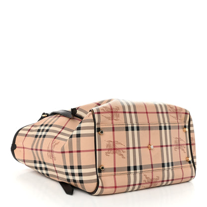 Burberry Haymarket Check Small Canterbury Tote Black 4 of 11