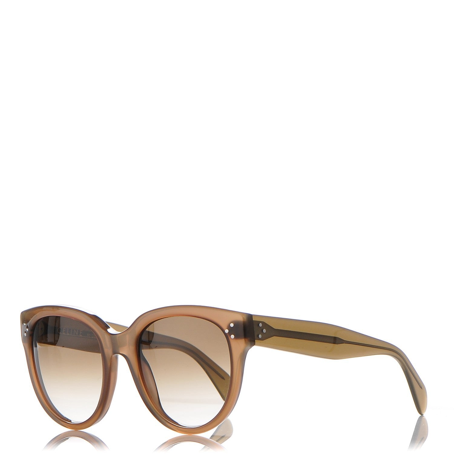 Celine Audrey Sunglasses CL 41755 Military 1 of 7
