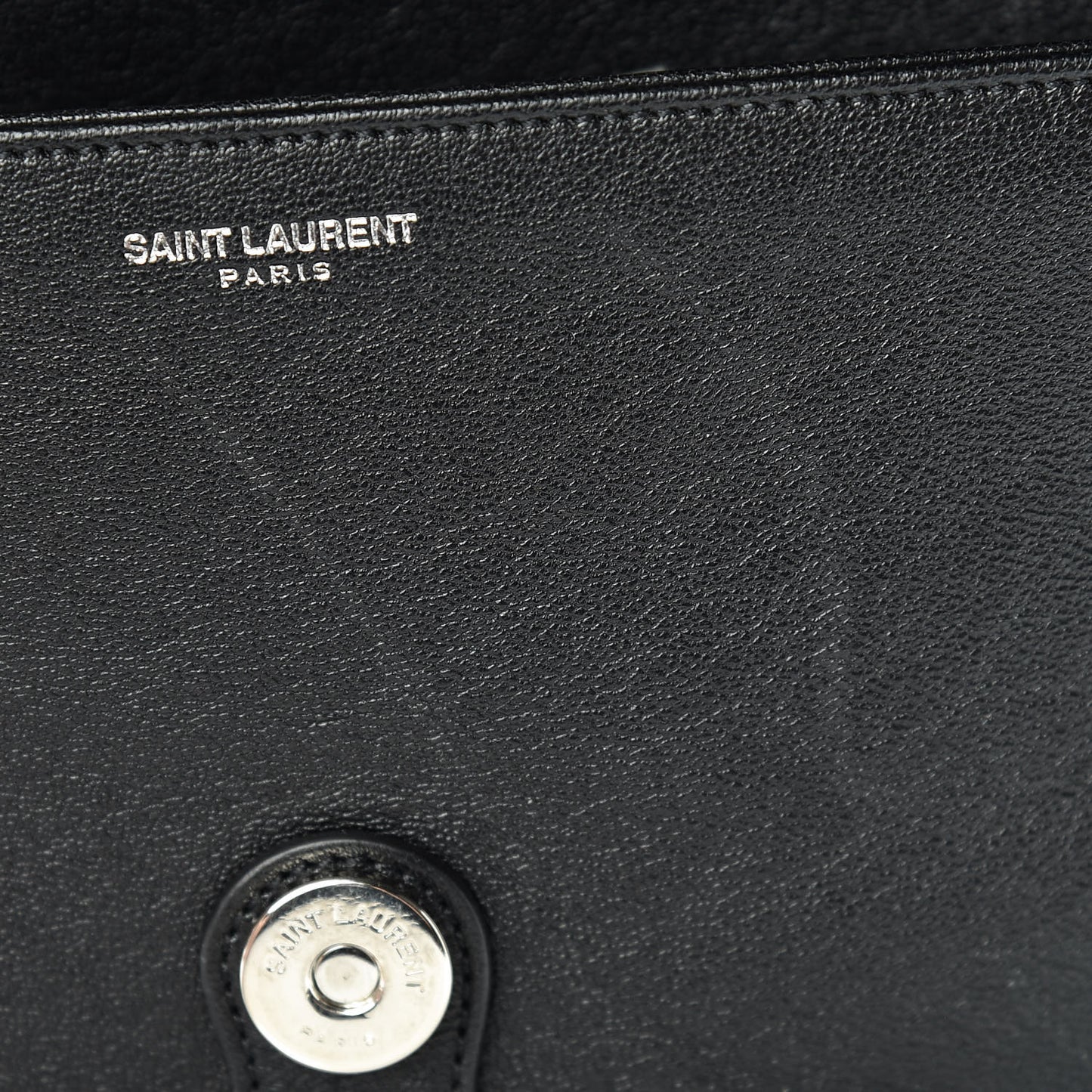 Calfskin Y Studs Crossbody Bag Black